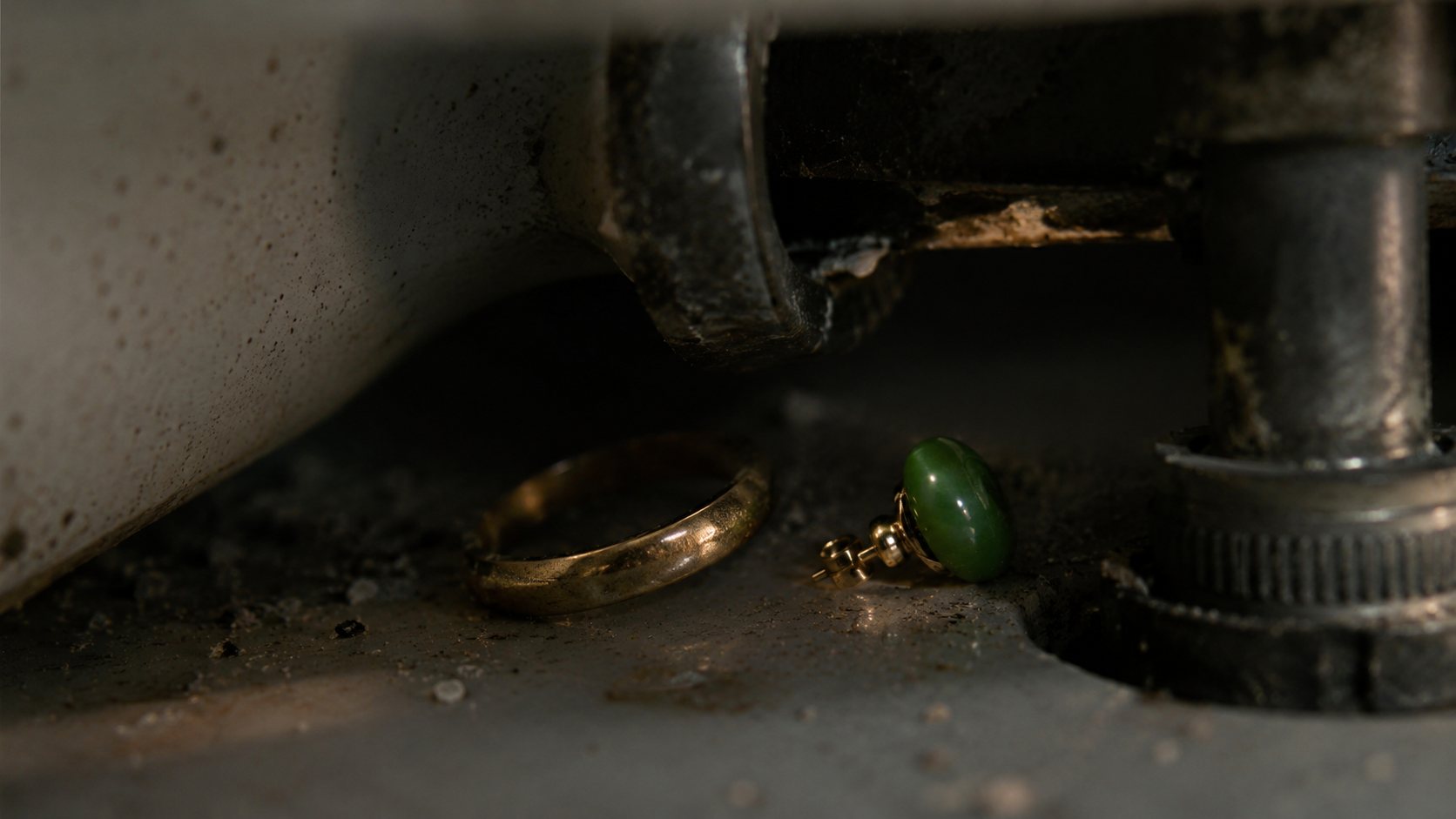 The hidden cavity beneath the sink