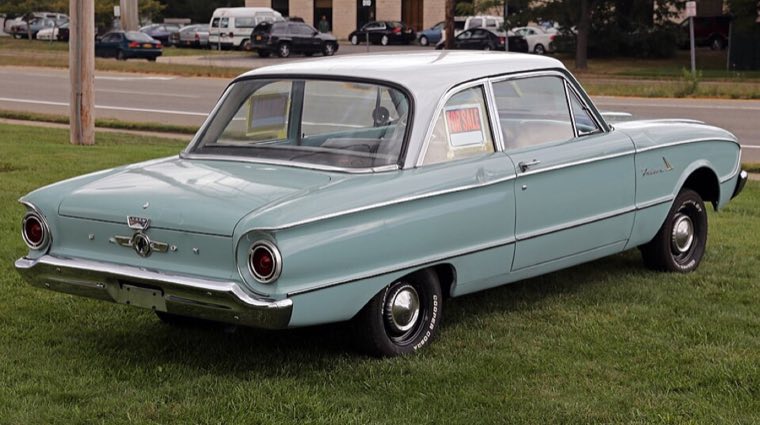 The motel: Ford Falcon